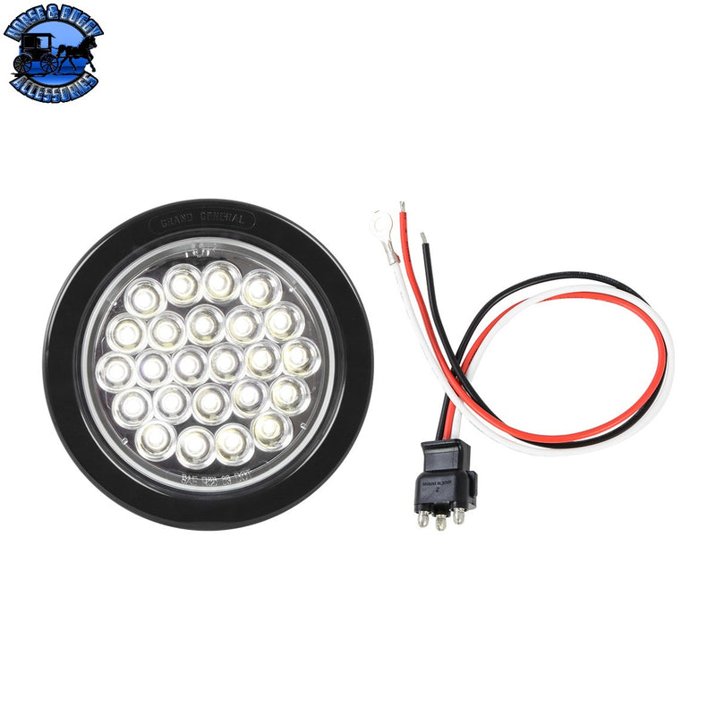 78262BP 4" PEARL WHITE LED LIGHT W/ GROMMET & PIGTAIL