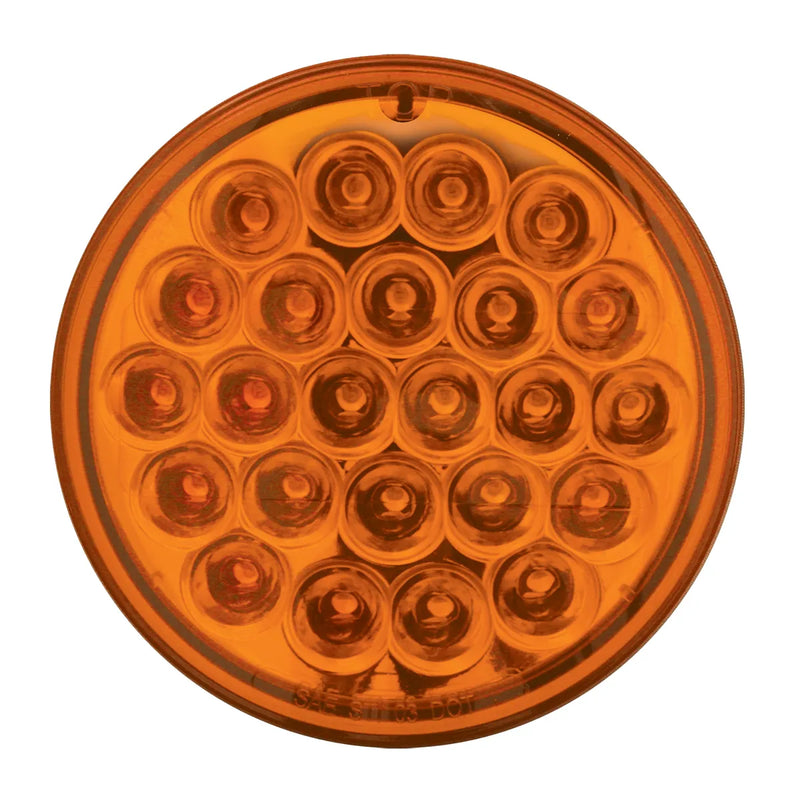 4" Pearl LED Light (choose color) amber/amber (light only),amber/clear (light only),red/red (light only),red/clear,white/clear (light only) Chocolate