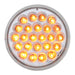 Gray 4″ Pearl LED Light with Housing  (choose color) 4" ROUND amber/clear (light only)