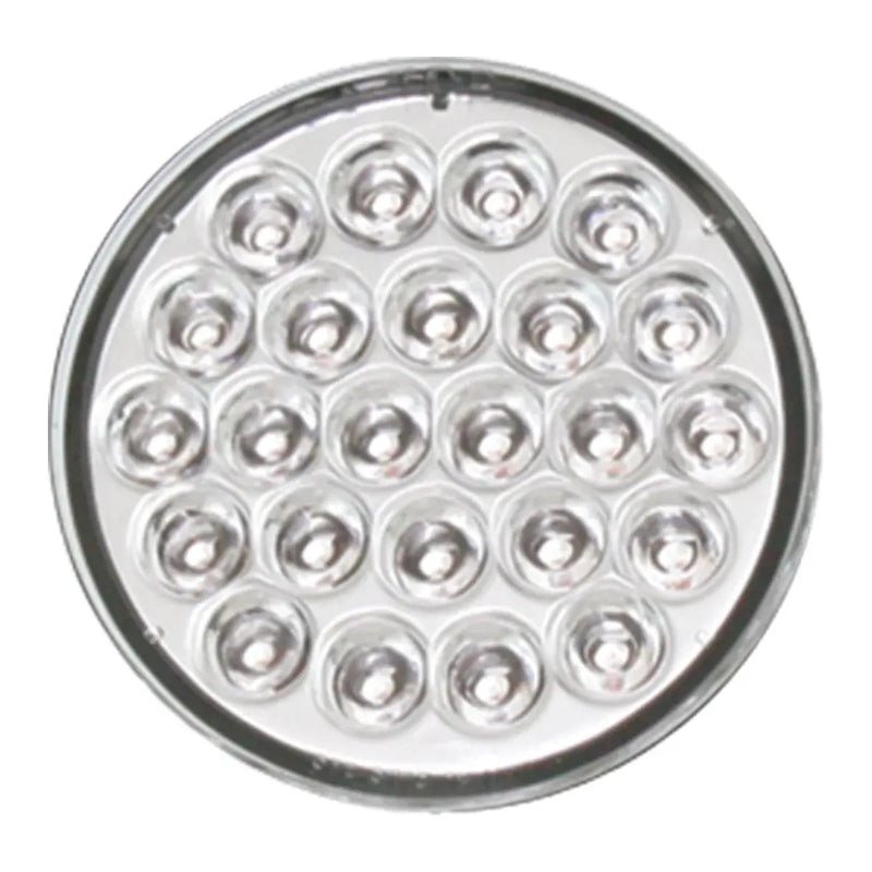 4" Pearl LED Light with Housing  (choose color) 4" ROUND white/clear (light only) Light Gray