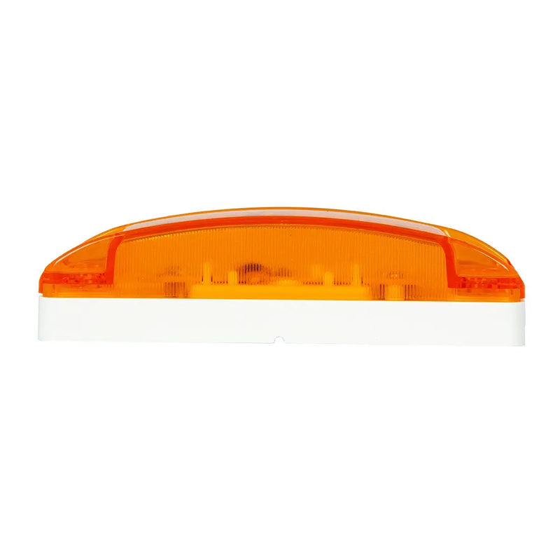 78282 TURTLE STYLE AMBER 6 LED MARKER LIGHT MARKER LIGHT Dark Orange