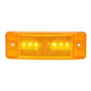78282 TURTLE STYLE AMBER 6 LED MARKER LIGHT MARKER LIGHT Orange