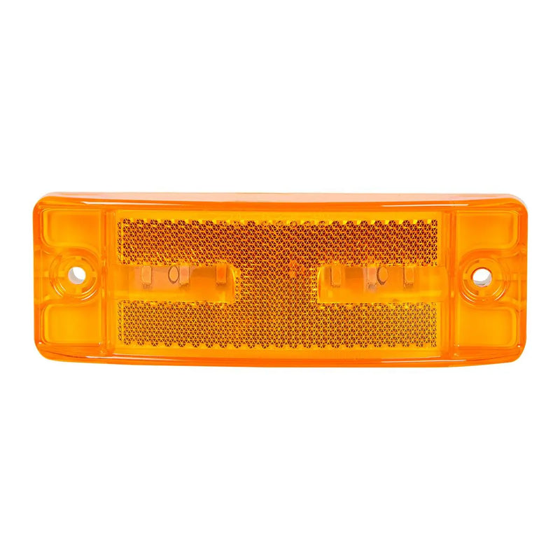78282 TURTLE STYLE AMBER 6 LED MARKER LIGHT MARKER LIGHT Dark Orange