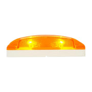 78285 Turtle Style Rectangular Sealed Marker Lights w/ Reflective Lens (amber) #78285 Dark Orange