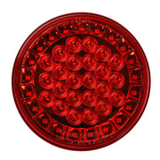 4" PEARL SMART DYNAMIC RED/RED SEQ. 45 LED SEALED LIGHT (LEFT) Dark Red
