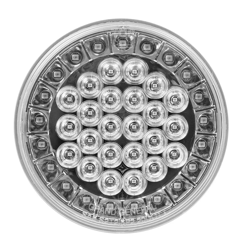 4" PEARL+ WHITE/CLEAR 45 LED SEALED LIGHT Gray