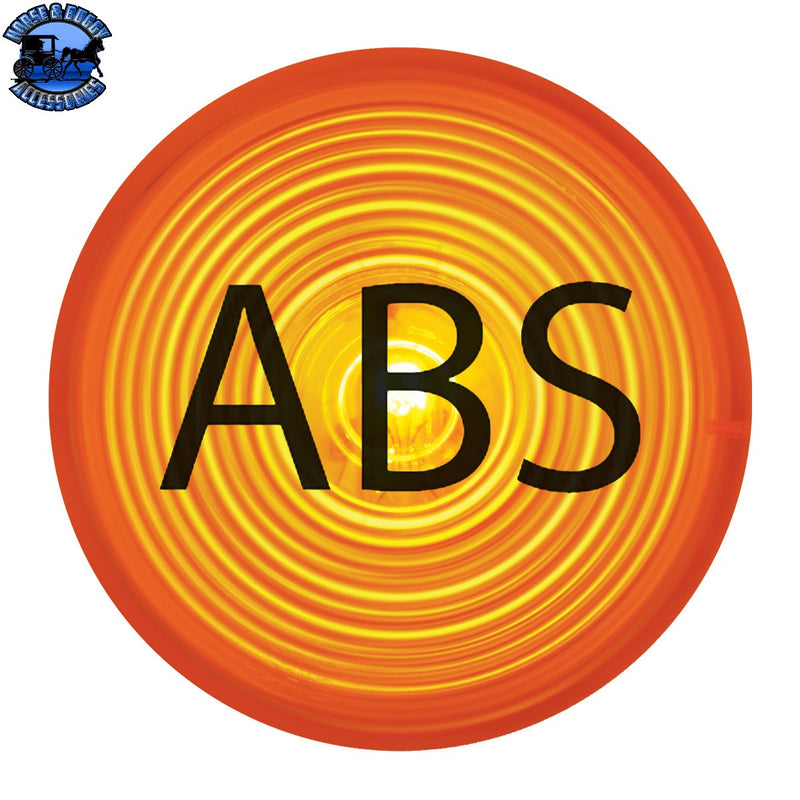 78316SP 2-1/2" AMBER MARKER LIGHT W/ ABS LOGO