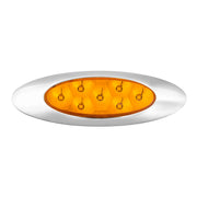 78335 ULTRA THIN PEARL Y2K AMBER/ AMBER 7LED LIGHT,DUAL/HIGH/LOW THIN MARKER LIGHT Light Gray