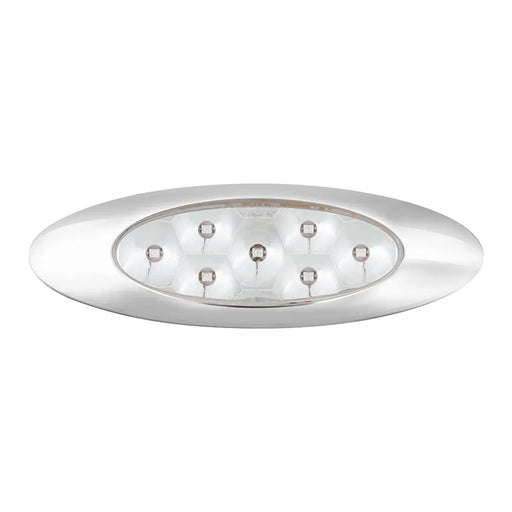 Light Gray 78336 ULTRA THIN PEARL Y2K AMBER/ CLEAR 7LED LIGHT,DUAL/HIGH/LOW THIN MARKER LIGHT