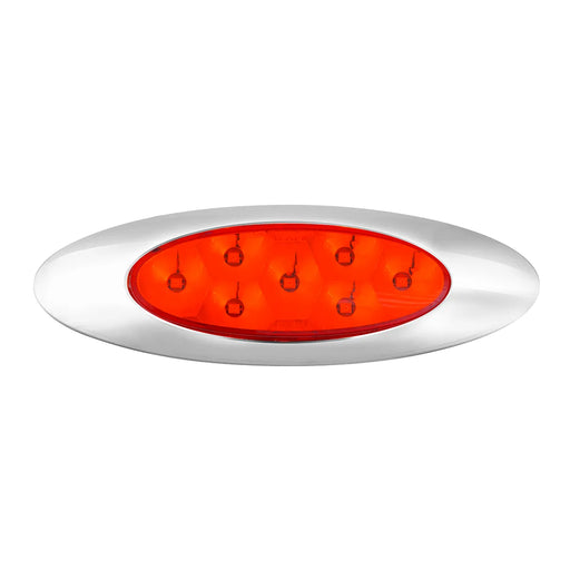Orange Red ULTRA THIN PEARL Y2K RED/RED 7LED LIGHT, DUAL/HIGH/LOW THIN MARKER LIGHT