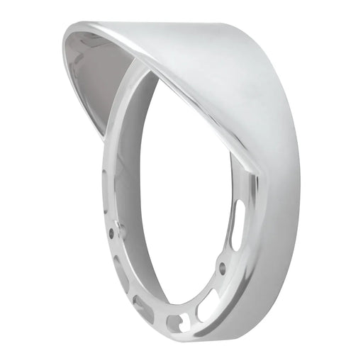 #78368 Bezel w/ Visor for 4â€³ Pearl LED Pedestal Lights Bezel Light Gray