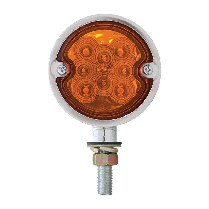 DOUBLE FACE CR DIE CAST FLAT AMBER/RED SPYDER LED LIGHT pedestal Sienna