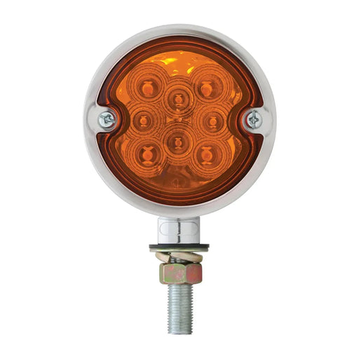 Sienna DOUBLE FACE CR DIE CAST FLAT AMBER/RED SPYDER LED LIGHT pedestal