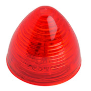 79301 2.5" BEEHIVE RED/RED 13-LED LIGHT BEEHIVE Firebrick