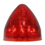 79307 2.5" BEEHIVE RED/CLEAR 13-LED LIGHT BEEHIVE Brown