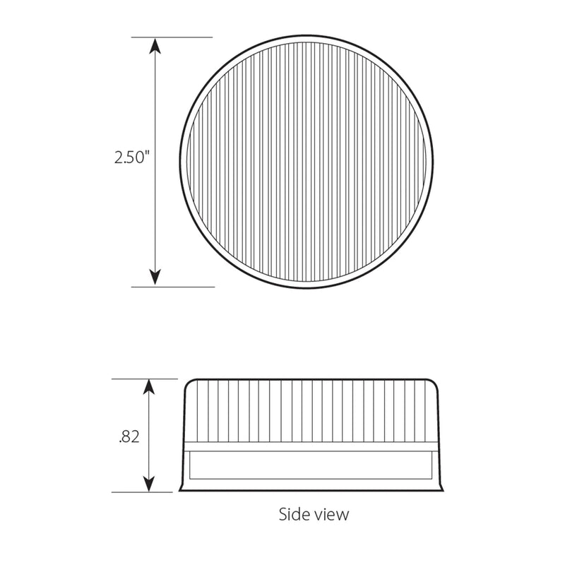 79311SP 2.5" FLEET RED/RED 13 LED SEALED LIGHT 2.5" led light Gray