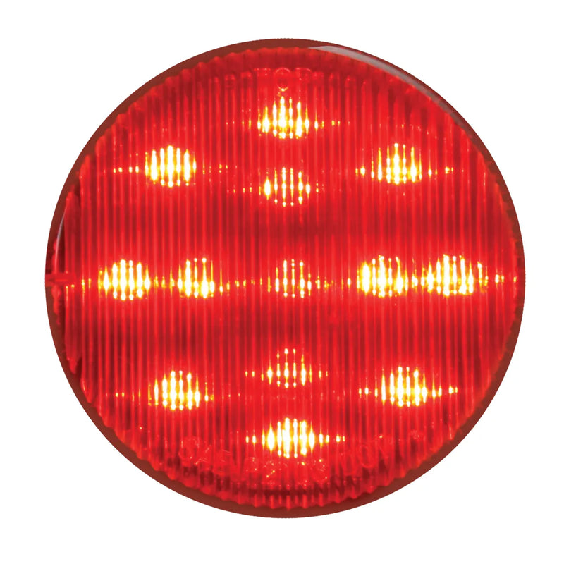 79311SP 2.5" FLEET RED/RED 13 LED SEALED LIGHT 2.5" led light Firebrick