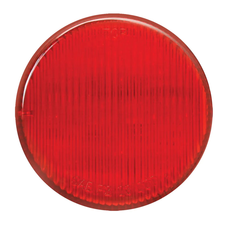 79311 2.5" FLEET RED/RED 13 LED SEALED LIGHT 2.5" ROUND Firebrick