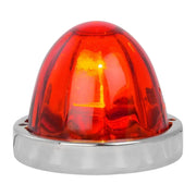 Grand General Flush Mount (1157 2 wire) 3.5" Watermelon Glass Marker Light Kits (CHOOSE COLOR) watermelon glass lens RED Gray