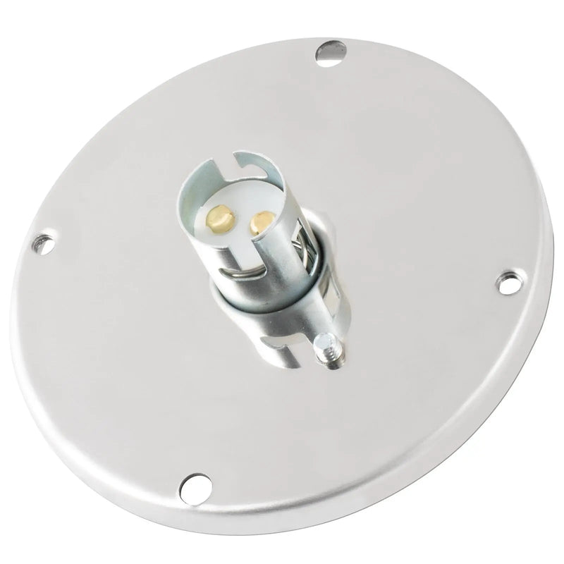 79777 SS430 #1157 LIGHT BULB HOLDER W/FLANGE, 2 WIRES&WIRE PLUG #79777 WATERMELON 1156 Light Gray