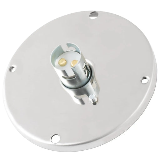 79777 SS430 #1157 LIGHT BULB HOLDER W/FLANGE, 2 WIRES&WIRE PLUG #79777 WATERMELON 1156 Light Gray