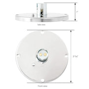 79777 SS430 #1157 LIGHT BULB HOLDER W/FLANGE, 2 WIRES&WIRE PLUG #79777 WATERMELON 1156 Lavender
