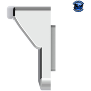 Chrome Plastic Switch Label Covers With Visor For Freightliner Classic/FLD (6-Pack) #40958 Switch Cover Light Gray