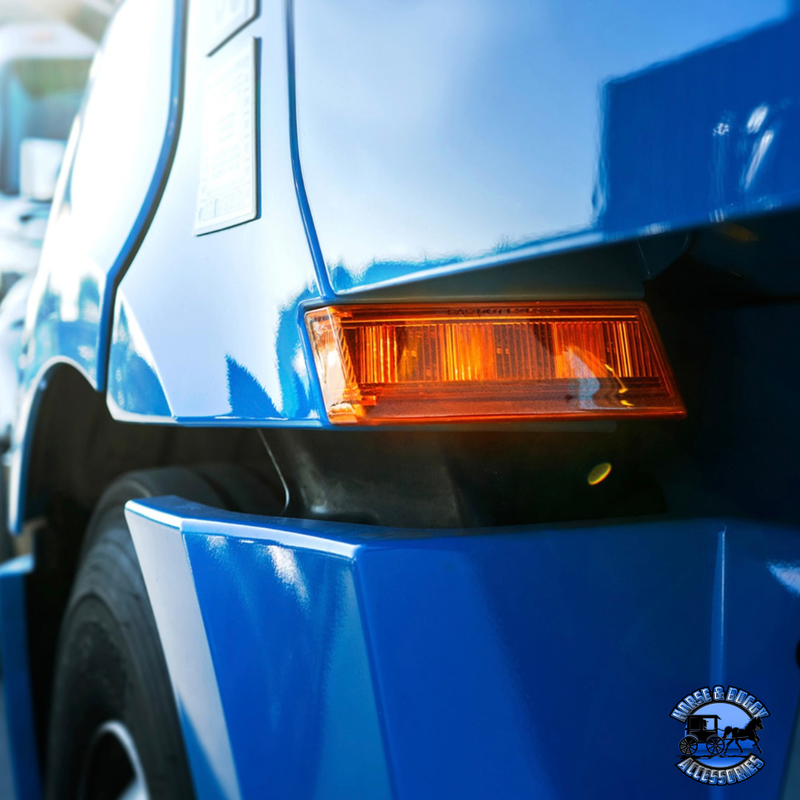 6 LED AMBER TURN SIGNAL LIGHT FOR 2018-2024 FREIGHTLINER CASCADIA (Choose Side) LED TURN SIGNAL Driver's Side,Passenger's Side Light Gray