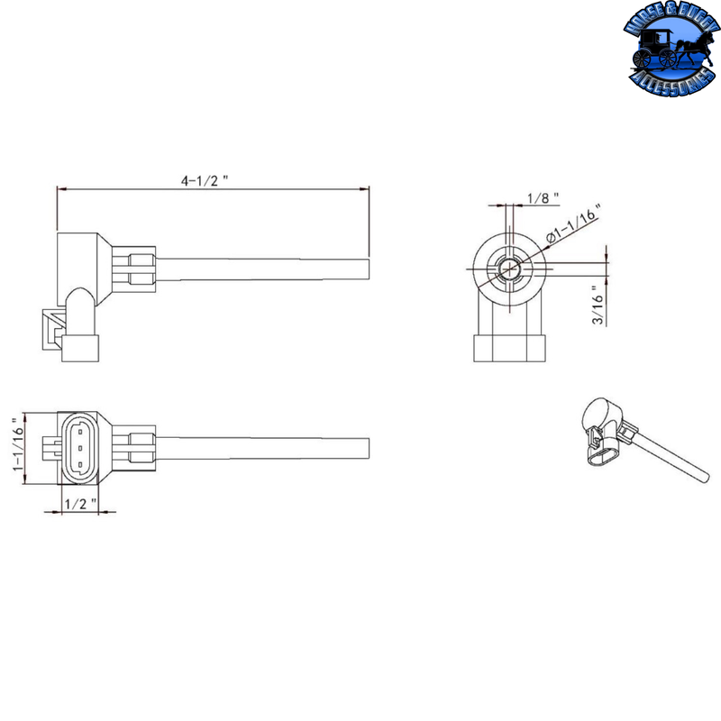 Coolant Level Sensor for 2017-2021 Kenworth T680 #26011