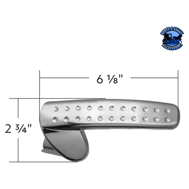 CHROME INTERIOR DOOR HANDLE FOR 2008-2017 FREIGHTLINER CASCADIA (Choose Side) DOOR HANDLE Driver's Side,Passenger's Side Gray