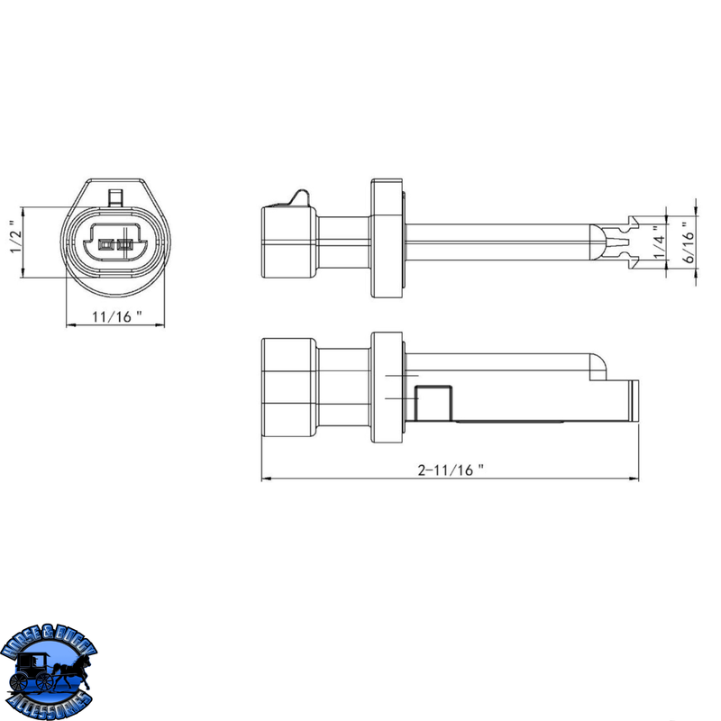 Coolant Level Sensor For 2008-2017 International Durastar #26014