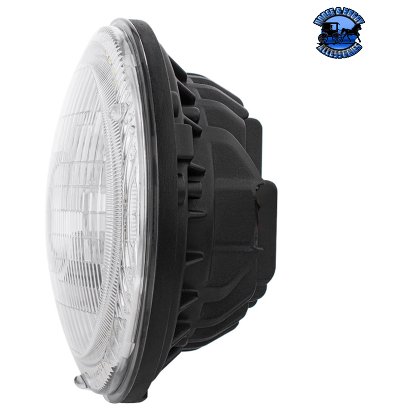 ULTRALIT - HIGH POWER LED 7" PROJECTION LIGHT WITH DUAL COLOR LED HALO & CLASSIC STYLE LENS #31499 LED Headlight Dark Slate Gray