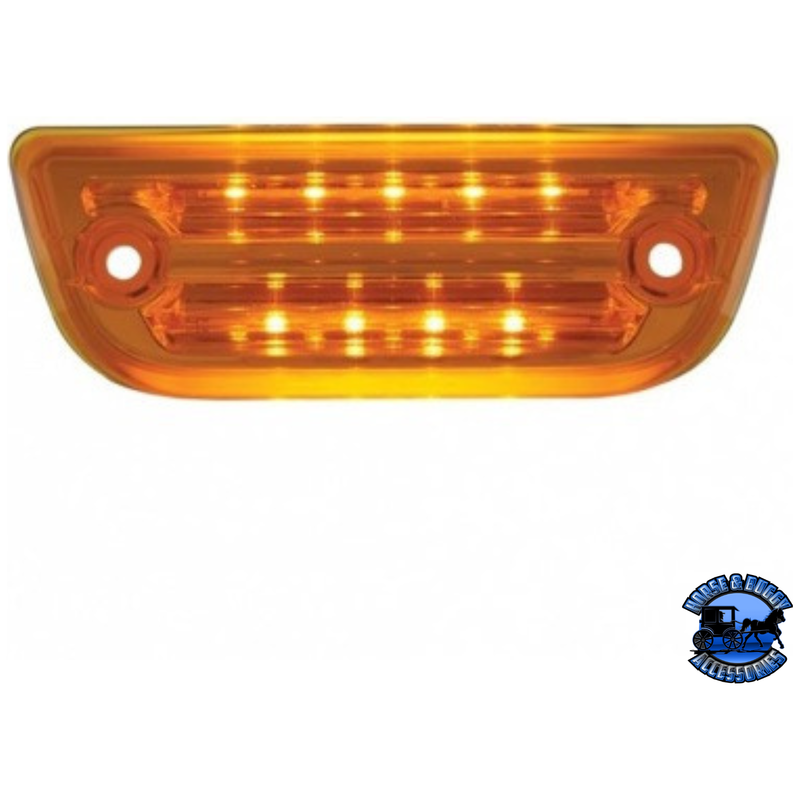 9 LED RECTANGULAR CAB LIGHT FOR PETERBILT 579 & KENWORTH T680/T770/T880 (Choose Lens Color) CAB LIGHT Amber Chocolate