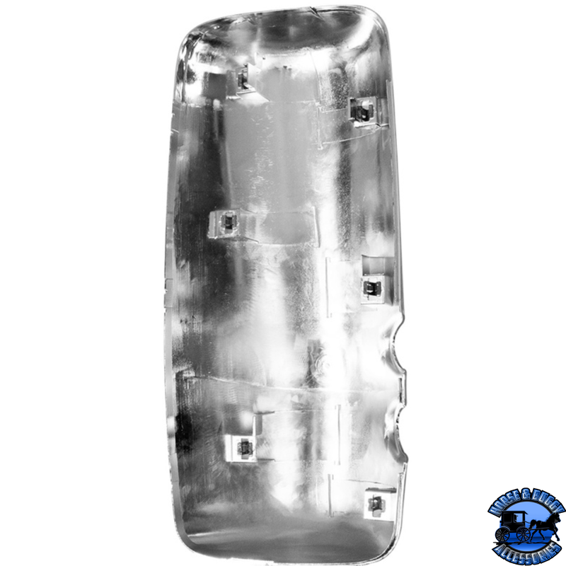MIRROR COVER FOR 2013-2025 KENWORTH T680 (Choose Color) (Choose Side) Mirror Cover Chrome / Drivers,Chrome / Passengers,Black / Drivers,Black / Passengers Gray