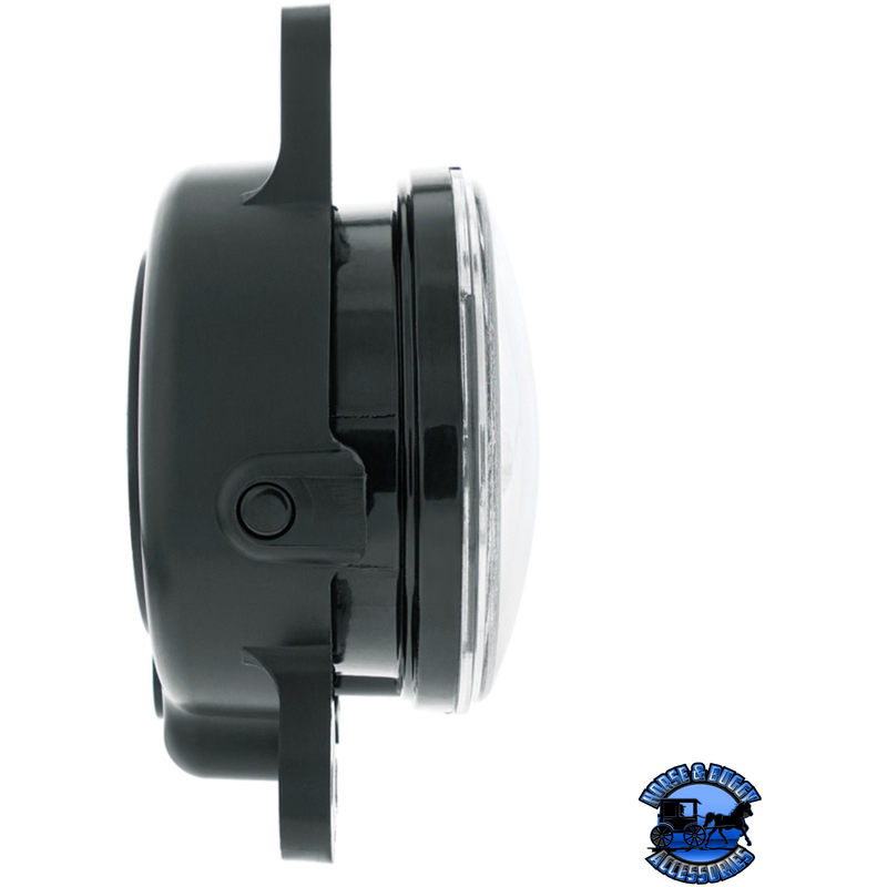 6 LED COMPETITION SERIES PROJECTOR FOG LIGHT FOR 2018-2024 VOLVO VNR (Choose Finish) FOG LIGHT Chrome,Black Dark Slate Gray