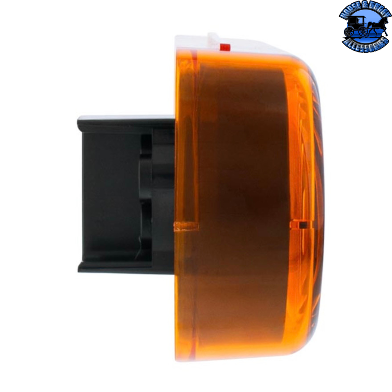 3 LED 6" Oval Light(Turn Signal)-Amber LED/Amber Lens #38066B