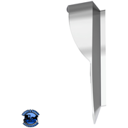 CHROME PLASTIC 7" NAVIGATION SCREEN BEZEL FOR 2012-2021 PETERBILT 579 #20608 Bezel Light Gray