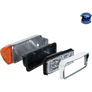 HIGH POWER LED PROJECTION HEADLIGHT WITH LED TURN SIGNAL & POSITION LIGHT BAR (Choose Color) (Choose Side) LED Headlight Chrome / Driver's Side,Chrome / Passenger's Side,Black / Driver's Side,Black / Passenger's Side Dark Slate Gray