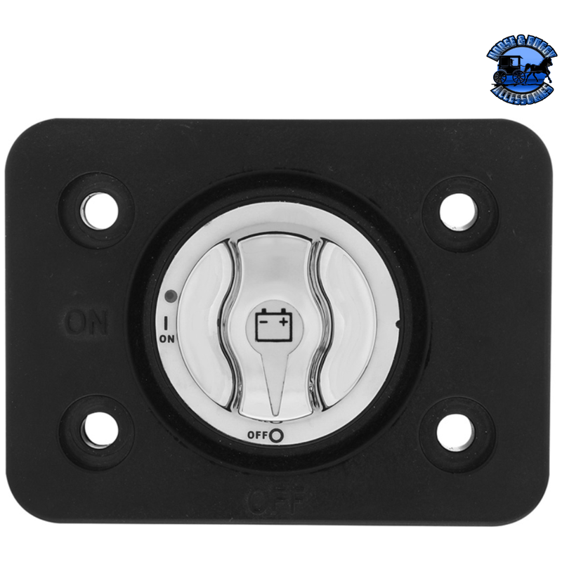 Chrome Battery Disconnect Knob For Freightliner #42413 Battery Knob Light Gray