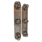 SS-1724 FRONT KENWORTH RADIUS STYLE BRACKET FOR 15" AIR CLEANER (SOLD IN PAIRS) (Lights not included) AIR CLEANER Dim Gray