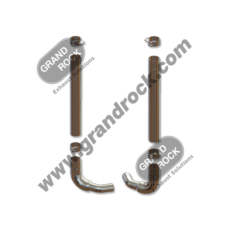 7KWK-4764OE  DUPLEX KIT, 82-03 KW OTF OE ELBOWS; CHROME
