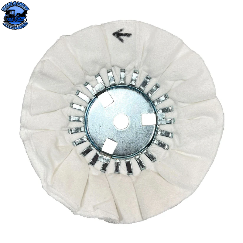 10" 20-Ply N5 Predator Airway Buffing Wheels (5 Pack) (Choose Color) (Choose Center Plate)