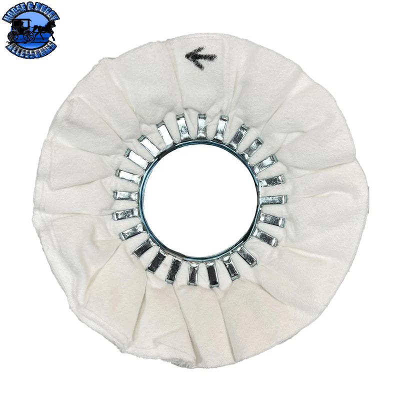 10" 20-Ply N5 Predator Airway Buffing Wheels (5 Pack) (Choose Color) (Choose Center Plate)