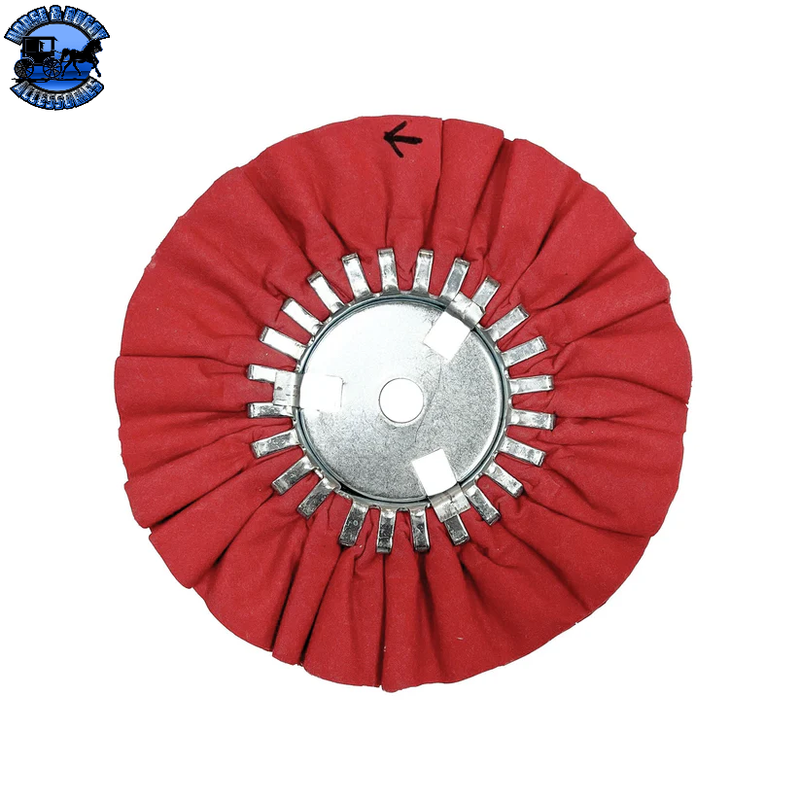 10" 20-Ply N5 Predator Airway Buffing Wheels (5 Pack) (Choose Color) (Choose Center Plate)