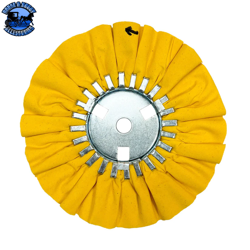 10" 20-Ply N5 Predator Airway Buffing Wheels (5 Pack) (Choose Color) (Choose Center Plate)