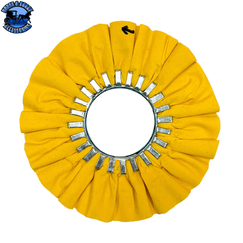 10" 20-Ply N5 Predator Airway Buffing Wheels (5 Pack) (Choose Color) (Choose Center Plate)