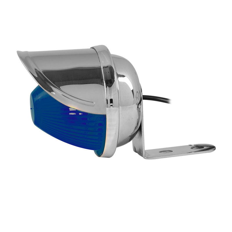 80066 Beehive Light with Visor (Blue)