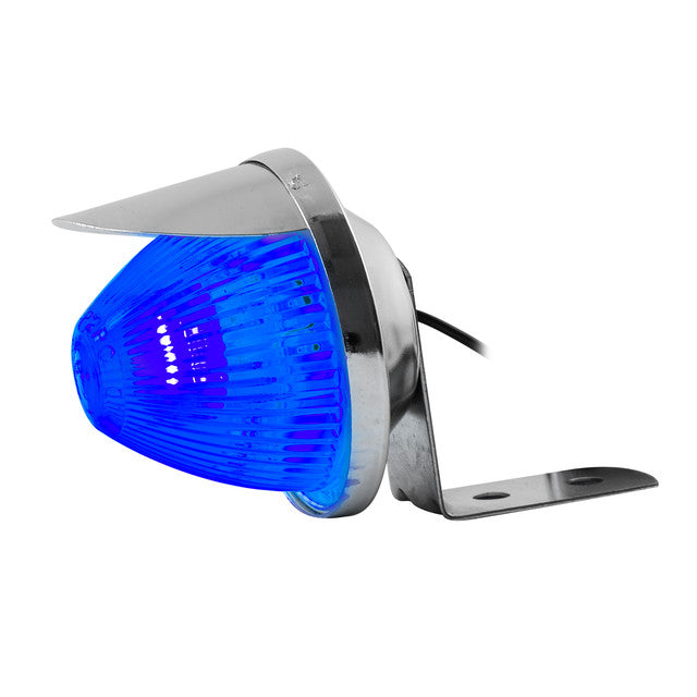 80077 Beehive Light with Visor (Blue)