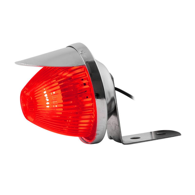 80079 Beehive Light with Visor (Red)