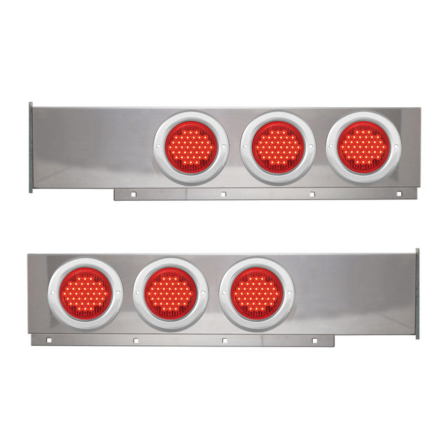 80175 2-Pc Chrome Plated Steel Light Bar